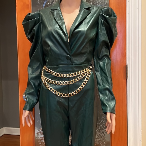 New with tags pleather romper - Picture 4 of 12